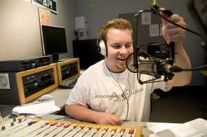 Photo of a Broadcasting - Radio student