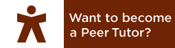 Want to Become a Peer Tutor?