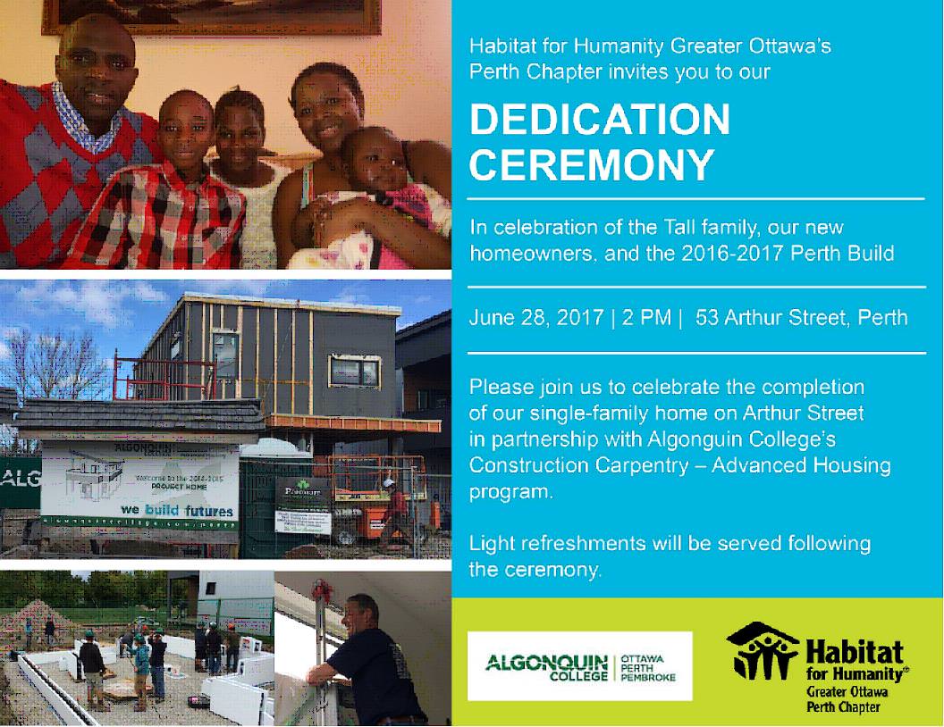 Perth Campus joins with Habitat for Humanity to change lives - Perth Campus