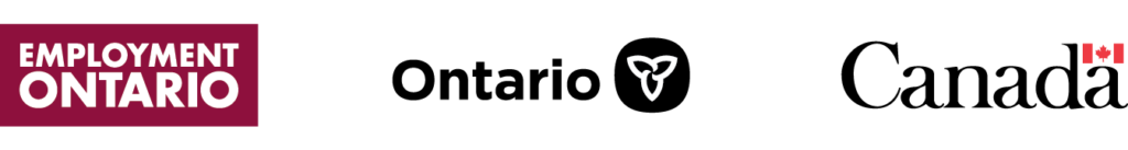 Logos of Employment Ontario, Ontario Government and Government of Canada