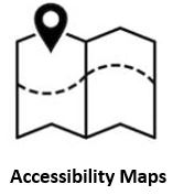 Map icon with link to Accessibility Map