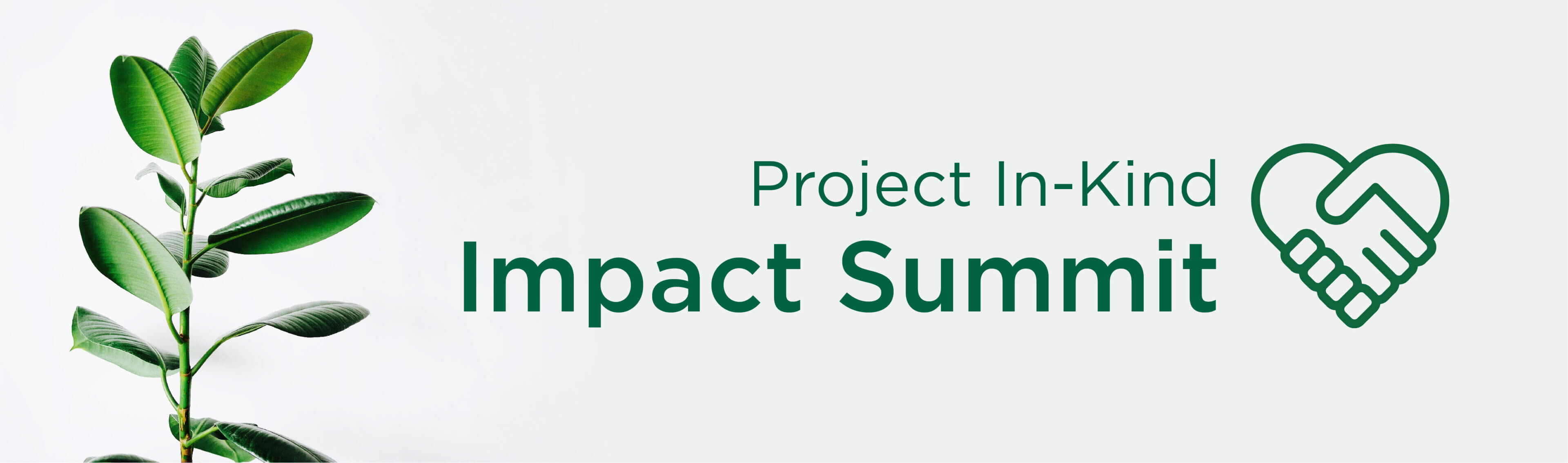 Project In-Kind Impact Summit Header