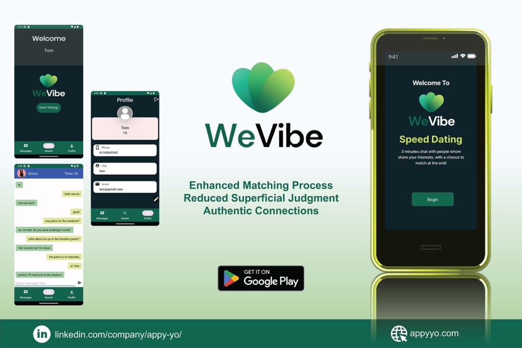 2nd Place | WeVibe Phase 2 App
