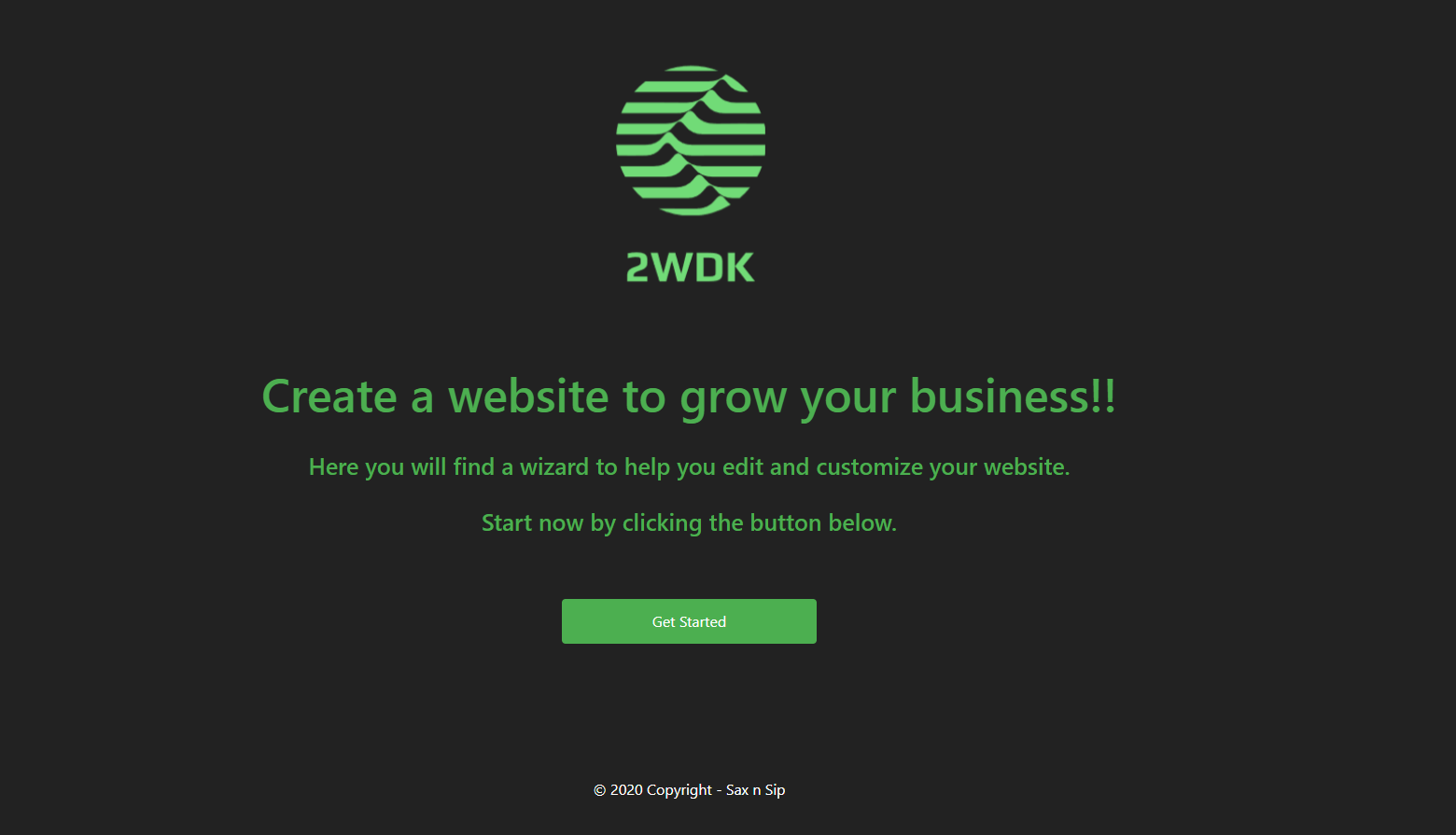2WDK Web Application