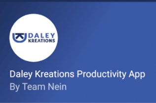 Daley Kreations Productivity App