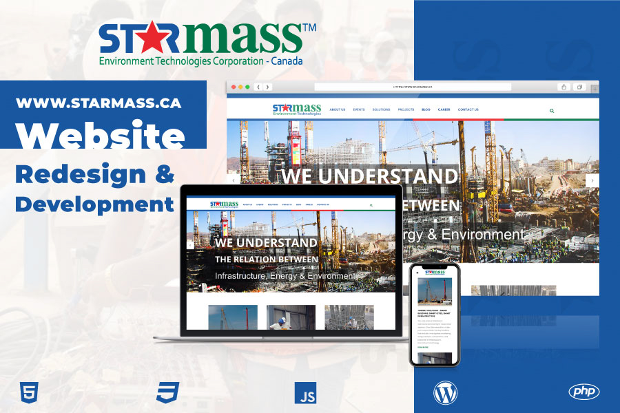 Starmass website redesign