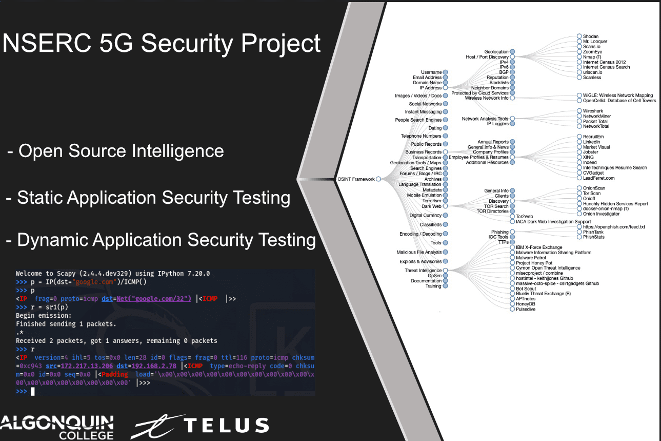NSERC 5G Security Project