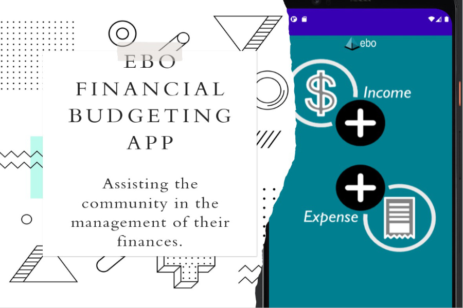EBO financial budgeting app banner image. 