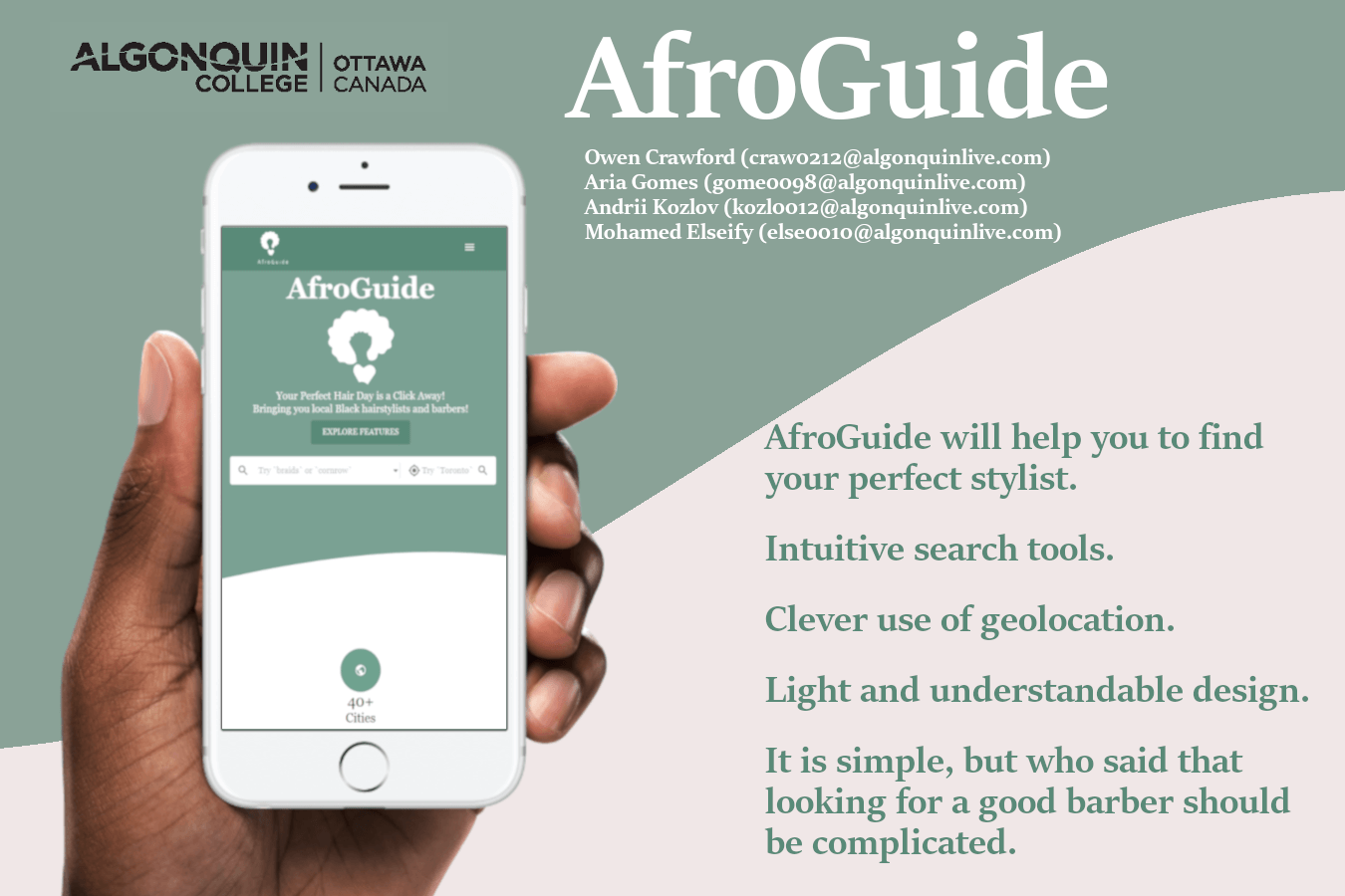 Afroguide banner. 