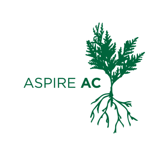 ASPIRE AC logo of a growing tree.