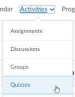 Screenshot of Activities Menu