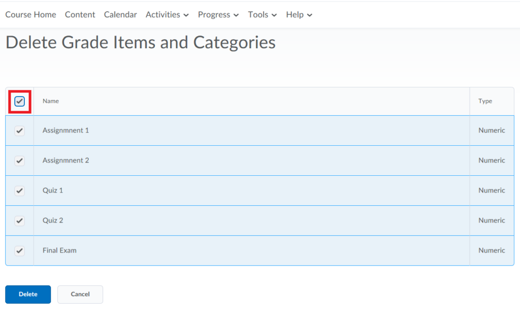 how to grade assignments in brightspace