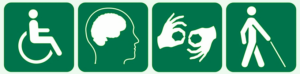 accessibility symbols graphic