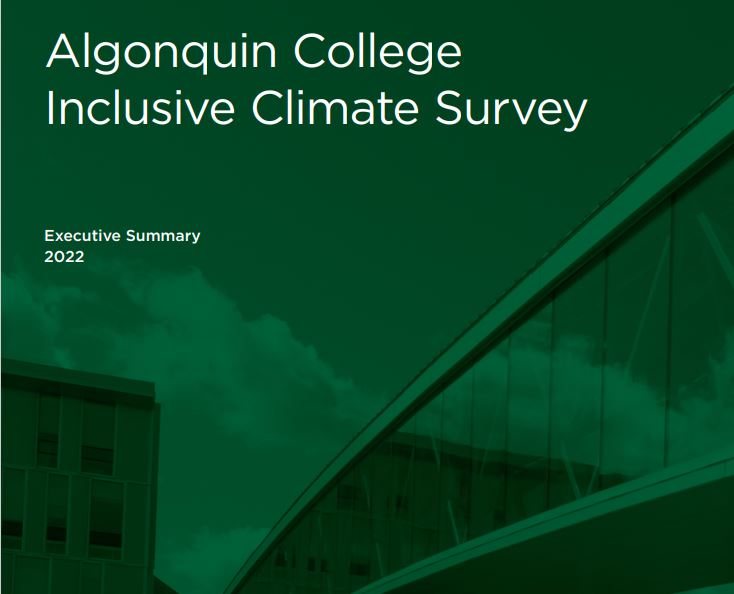 Image of Algonquin College Inclusive Climate Survey - Executive Summary Document