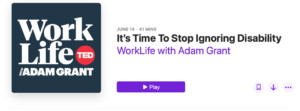 Podcast Logo Image Worklife with Adam Grant