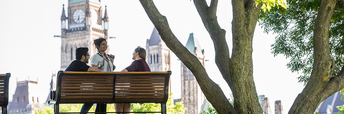 Algonquin College Students Exploring Ottawa