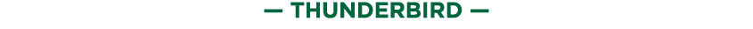 — THUNDERBIRD —