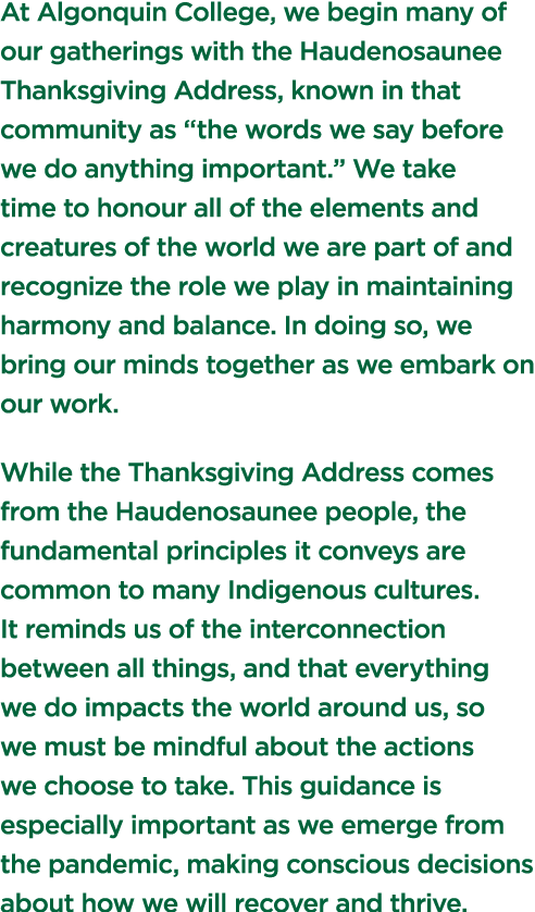 strategic plan algonquin college