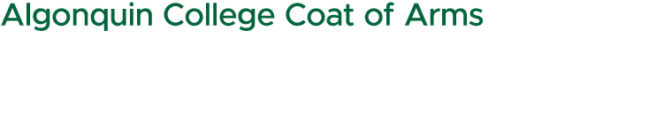 Algonquin College Coat of Arms