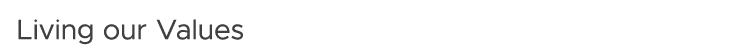 Living our Values