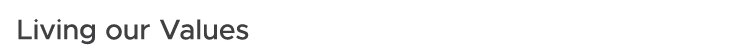 Living our Values
