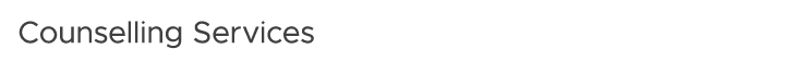 Counselling Services