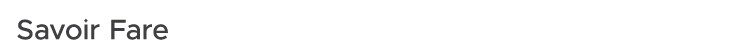 Savoir Fare