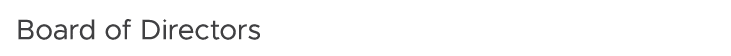 Board of Directors