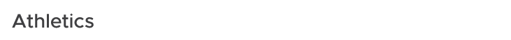 Athletics