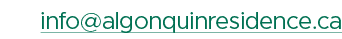 info@algonquinresidence.ca