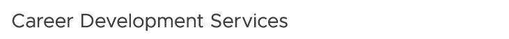 Career Development Services