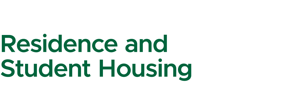 Residence and Student Housing