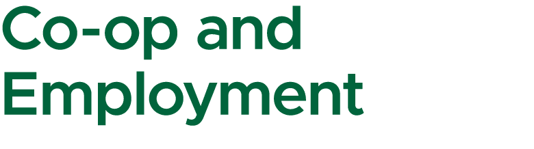 Co op and Employment