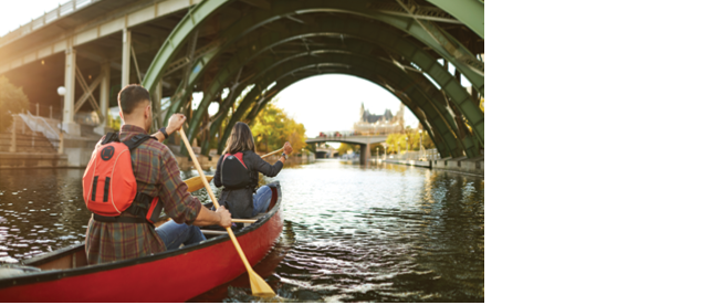 Canoeing Rideau Canal