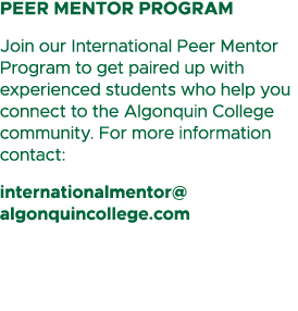 peer mentor program Join our International Peer Mentor Program to get paired up with experienced students who help yo...