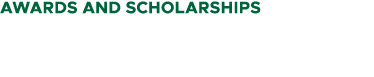 Awards and Scholarships