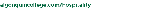algonquincollege.com/hospitality
