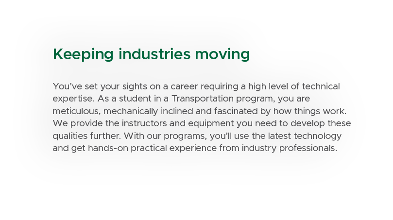 Keeping industries moving You’ve set your sights on a career requiring a high level of technical expertise. As a stud...