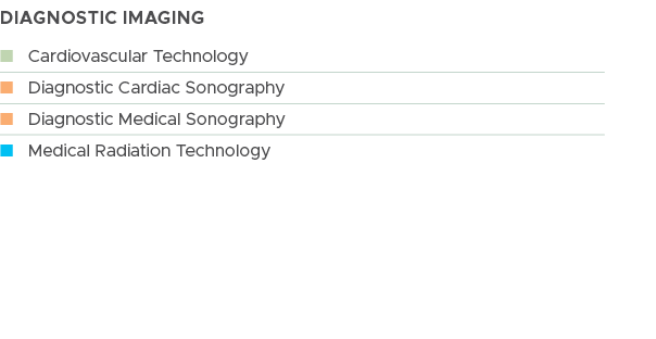 DIAGNOSTIC IMAGING, n Cardiovascular Technology,n Diagnostic Cardiac Sonography,n Diagnostic Medical Sonography ,n Me...