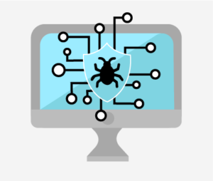 Computer bug graphic