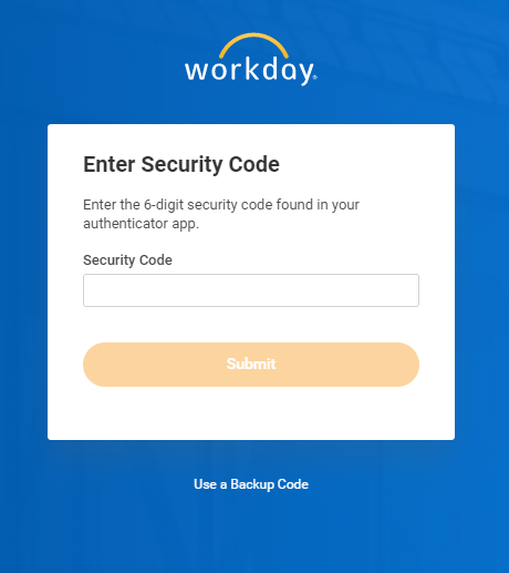 image showing where user enters the authenticator code
