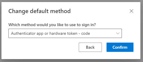 image showing the confirm button