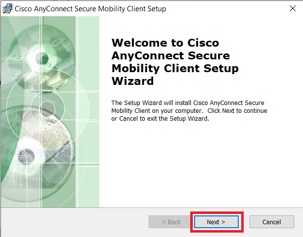 windows cisco install wizard