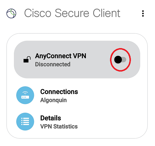 Cisco Secure client connections