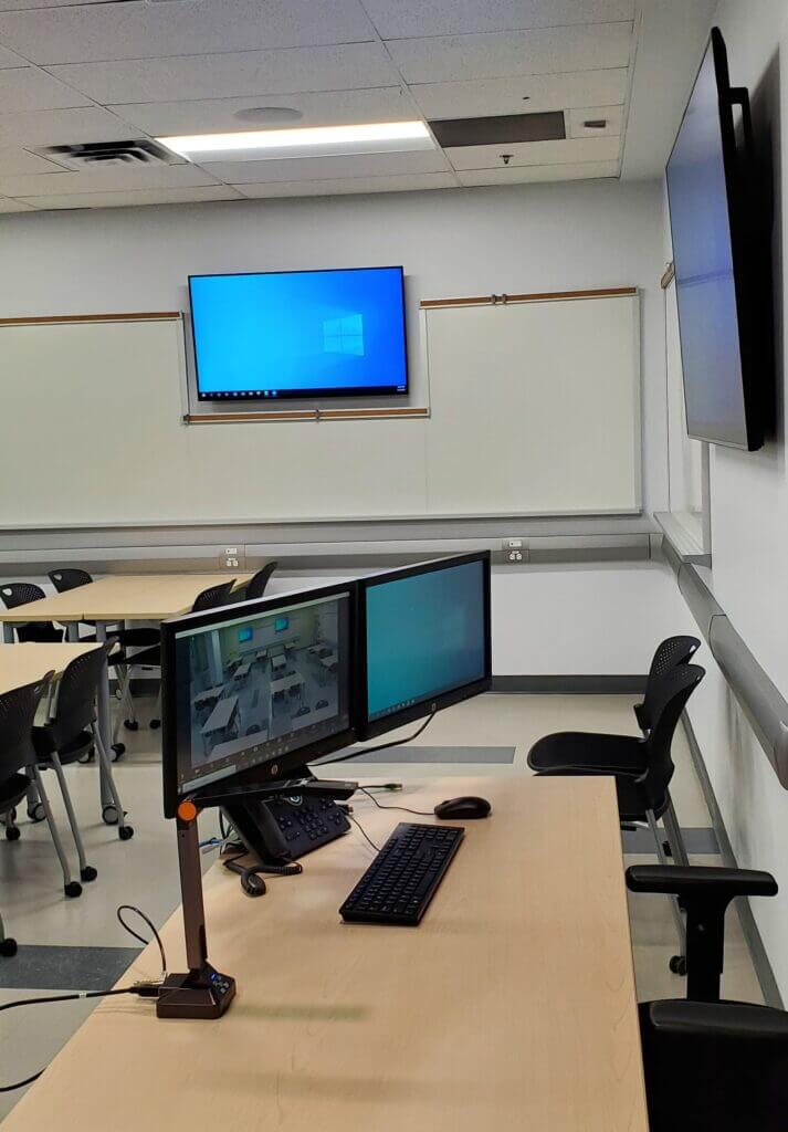 Classroom monitor photo