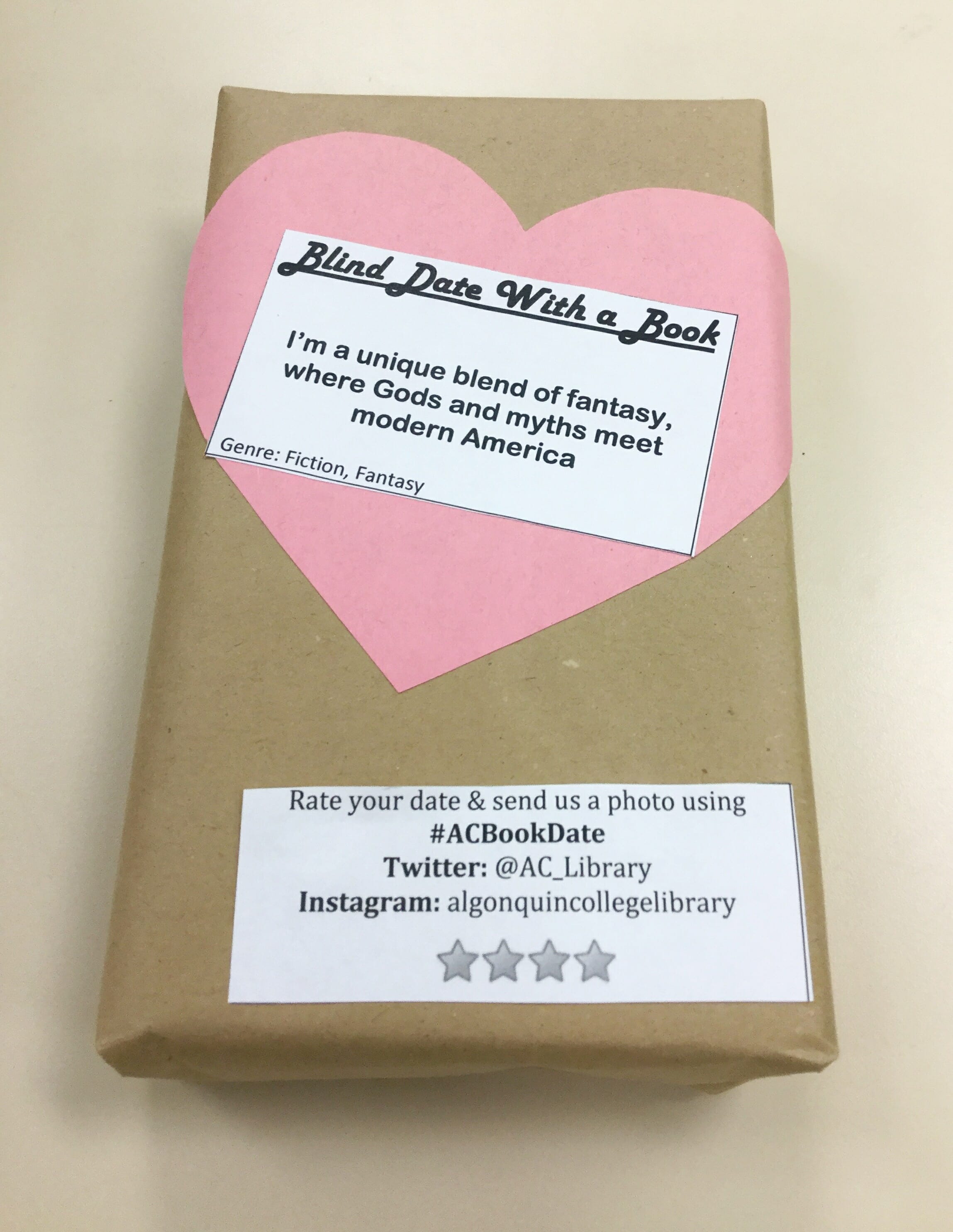 Blind Date With A Book Printable