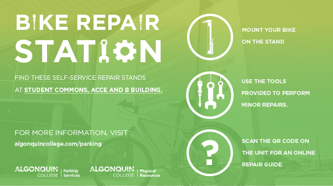 Self service bike deals repair station
