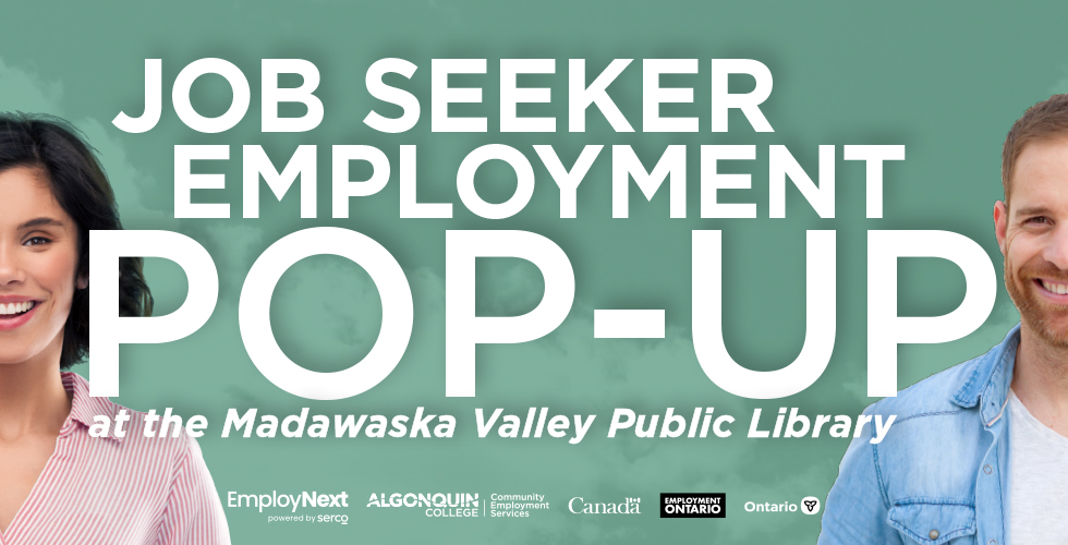 Barry's Bay Job Seeker Employment Pop-up at the Library