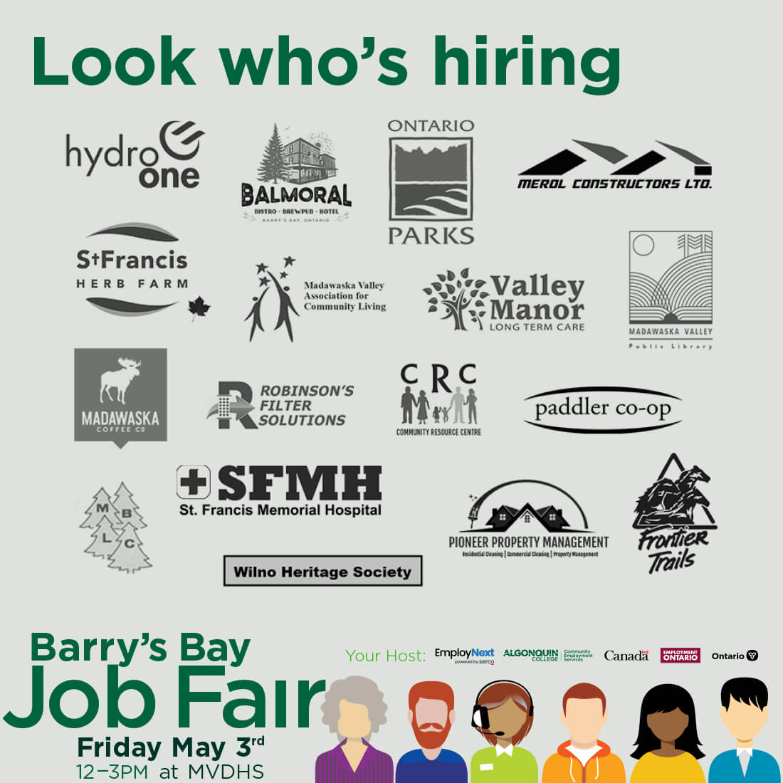 2024 Barry's Bay Job Fair employers