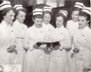 Lorrain school nurses from 1957